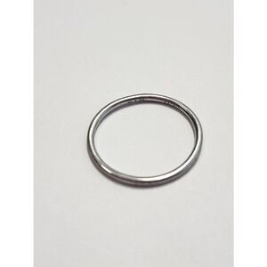 Linjer 925 Sterling Silver Thin Stackable Band Size 5.5